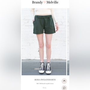 Brandy Melville Rosa Sweatshorts